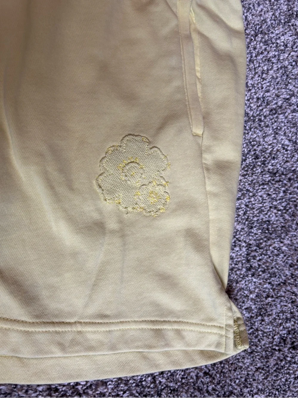 Nike Yellow-Green Athletic Knit Shorts